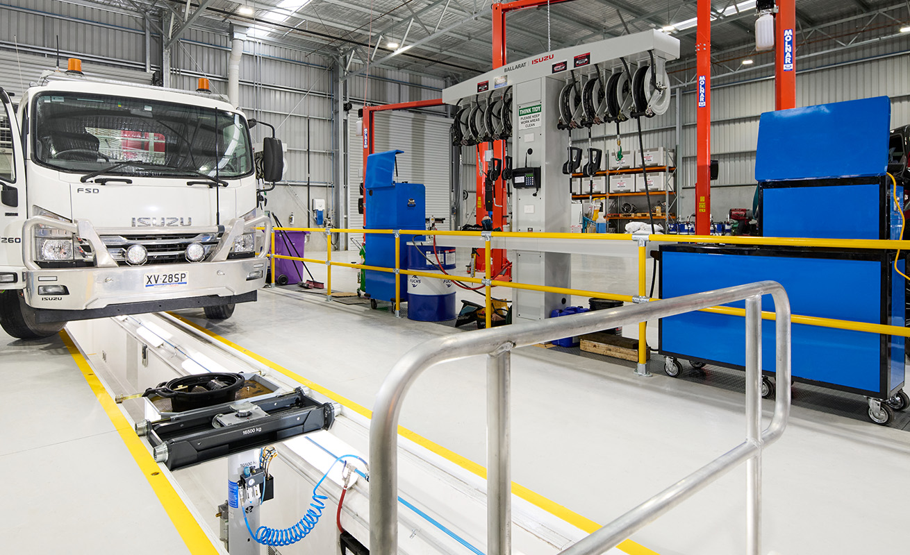 Service Pits for Heavy Vehicle Workshops: Design, Supply & Install by AFLO